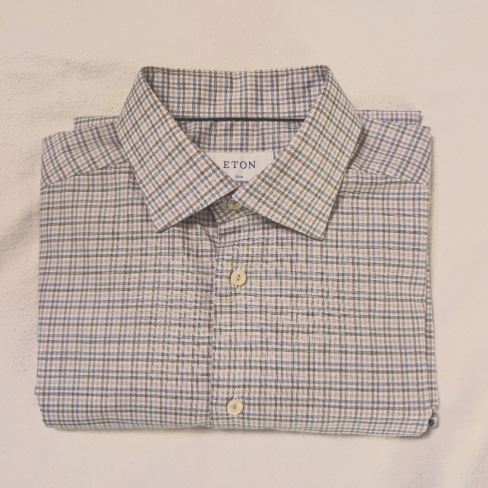 COPY - Eton Checkered Shirt